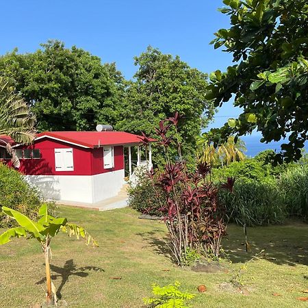 Grand Bungalow Avec Piscine Et Vue Mer Bouillante Exterior photo
